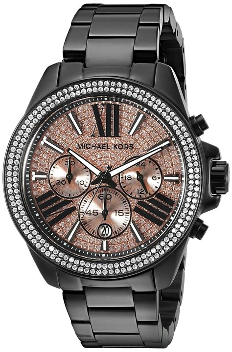 reloj michael kors para dama|michael kors black watches women.